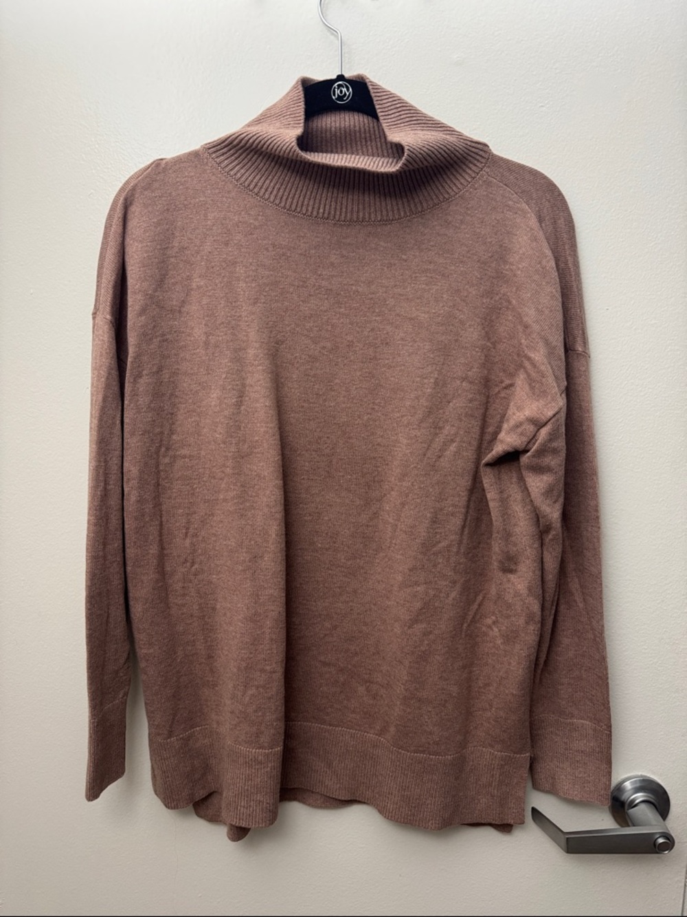 LOFT Dusty Rose Turtleneck Sweater